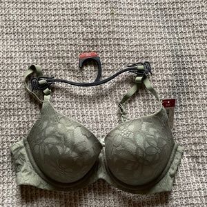 Olive green bra